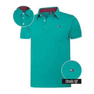 Áo thun cổ sơ mi T/M Màu Xanh Lý