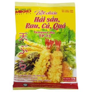 Bột chiên giòn hải sản rau củ quả Mikko gói 150g | Shopee Việt Nam