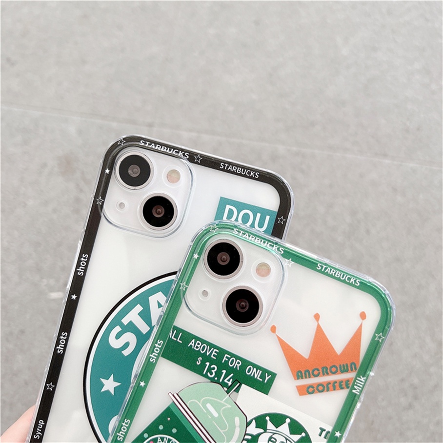 Ốp điện thoại TPU dẻo họa tiết logo Starbucks độc đáo cho IPHONE 13 12 11 PRO MAX XS MAX XR X XS 8 7 PLUS SE 2020
