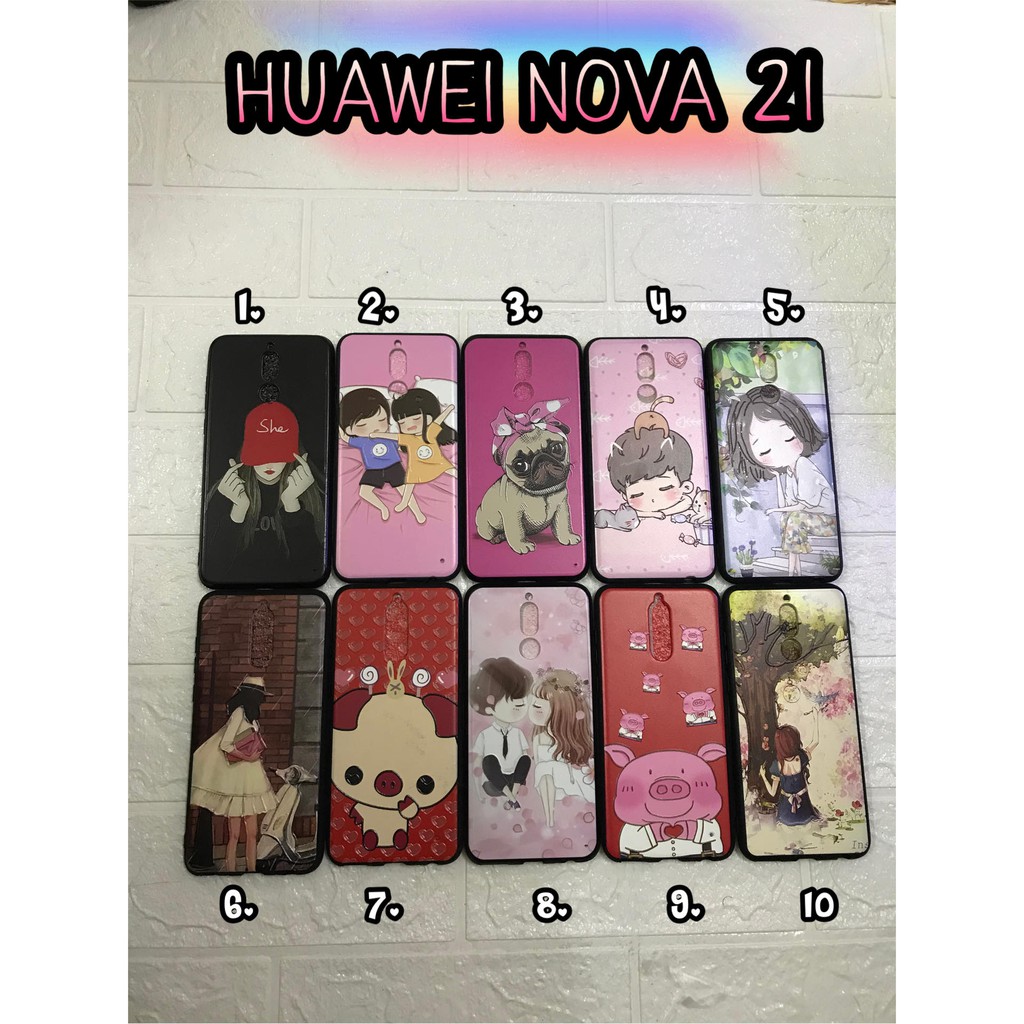 ỐP LƯNG THỜI TRANG IN HÌNH SIÊU ĐẸP CHO HUAWEI NOVA 2I