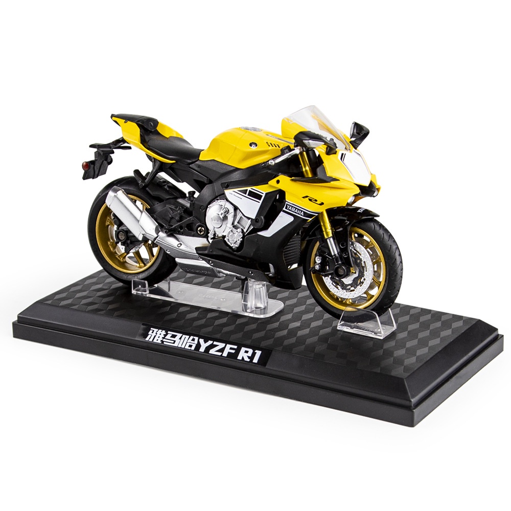 Mô Hình Xe Mô Tô Yamaha YZF-R1 Bằng Hợp Kim Tỉ Lệ 1:12 Độc Đáo Sống Động