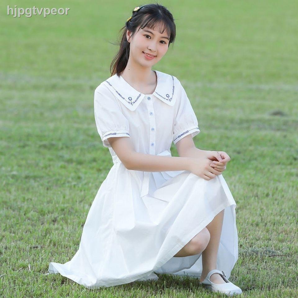 ✇┋váy học sinh cấp 2 nữ trung cơ sở 3 phiên bản Hàn Quốc nam lớn 15 tuổi cô gái ăn mặc mùa hè dài giữa