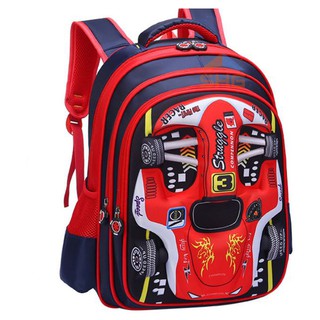 BALO TIỂU HỌC 3 NGĂN 3D HÌNH XE ĐUA CỰC CHẤT CHO BÉ TRAI