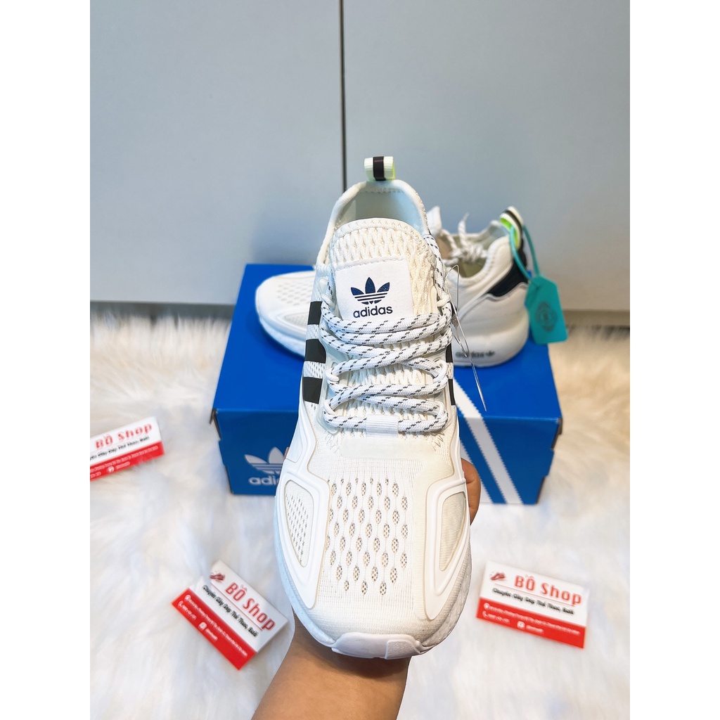 GIÀY THỂ THAO NAM NỮ ADIDAS ZX 2K BOOST CREAM BLACK & WHITE