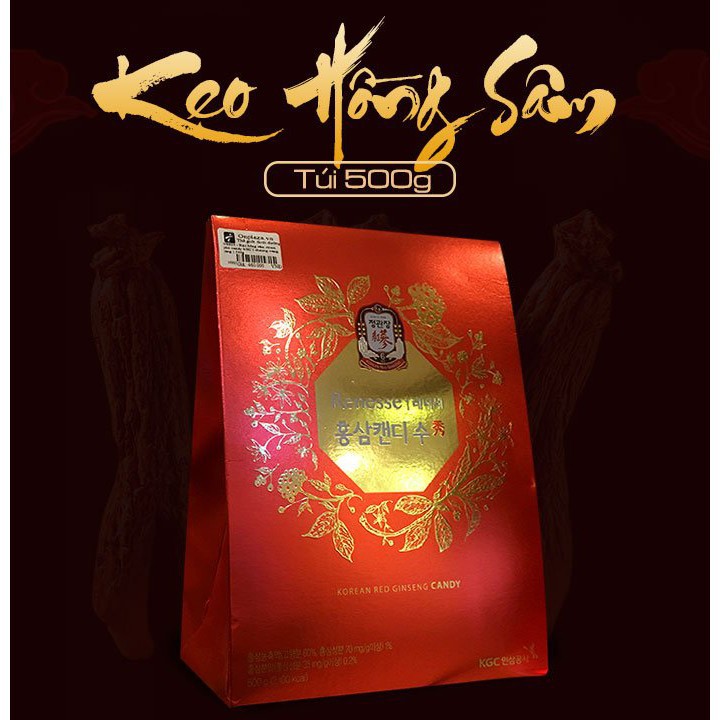 Kẹo Hồng Sâm Có Đường KGC Cheong Kwan Chang Renesse 500G