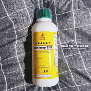 Hanlusep BGF 1 lít - Khử trùng tiêu độc chuồng trại dụng cụ, phổ rộng mạnh mẽ