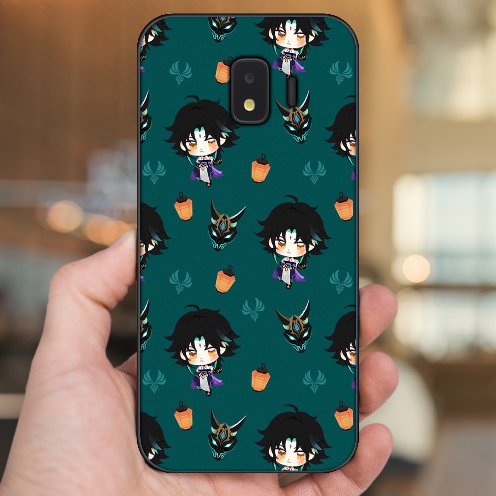 Ốp lưng Samsung J2 Core, J2 Pro 2018 viền đen in hình Xiao Genshin Impact