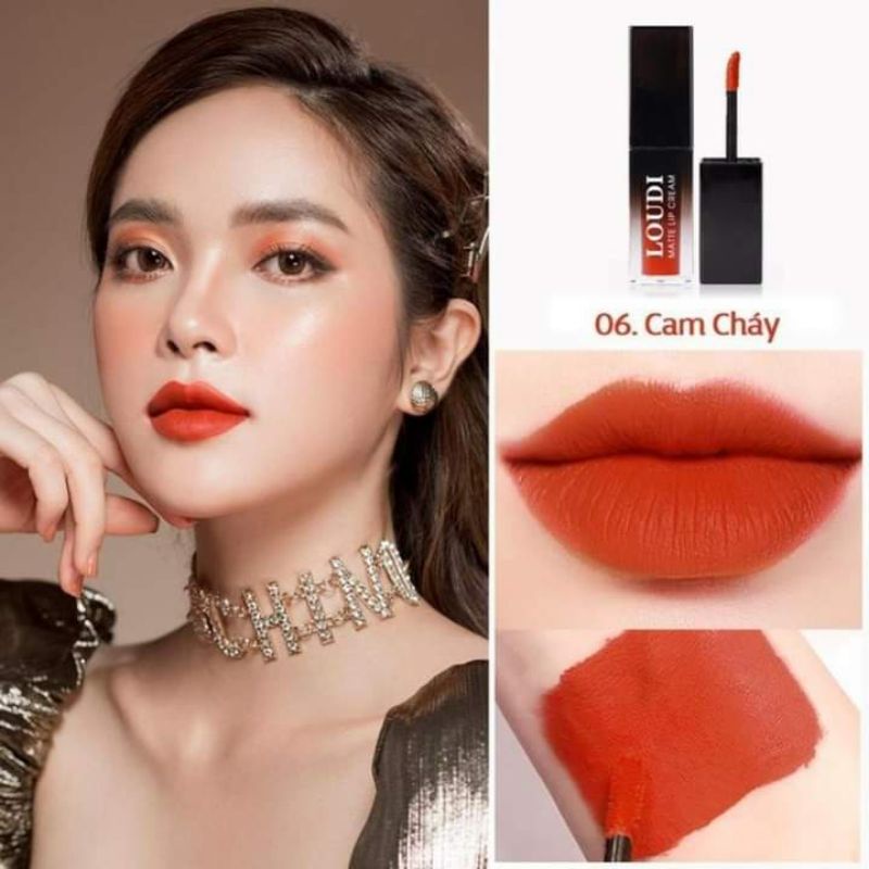 SON KEM LOUDI CAM CHÁY  CHỌN MÀU VÀO CHAT VỚI SHOP