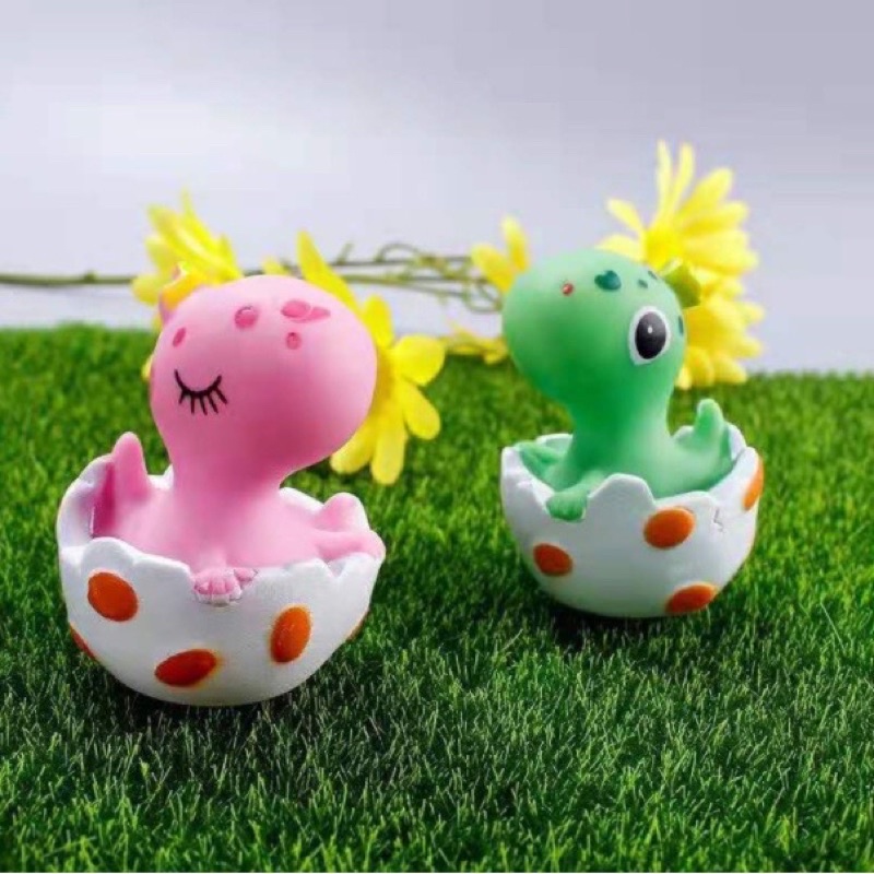 Trứng khủng long trang trí bánh kem