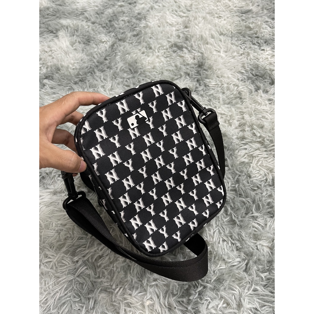 Túi đeo chéo MLB NY nam nữ Minibag Monogram nhiều màu XUẤT DƯ FULL TEM TAG