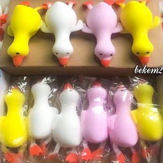 GUDETAMA SQUIShY Con VỊT CÁT Kéo Dài Nhiều Màu Mềm Mịn cực đáng yêu mochi slime bóp bóp kéo kéo cực đã