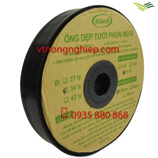 Ống tưới dẹp phun mưa phi 34mm