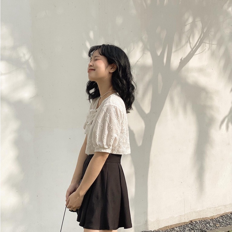 Áo khoác ngắn tay Naked by V -  Rena Croptop