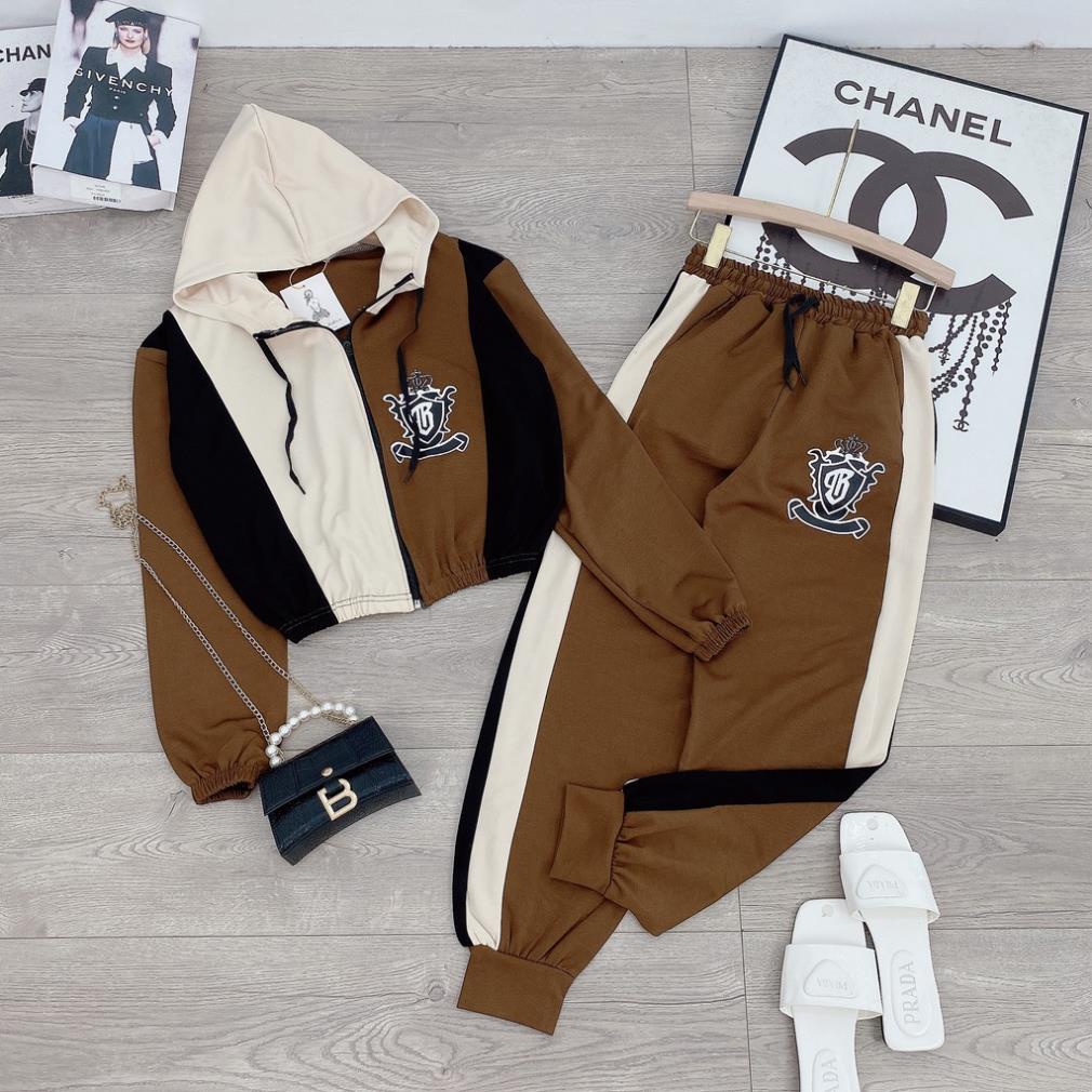[ 𝐅𝐑𝐄𝐄 𝐒𝐇𝐈𝐏 ]  SET BỘ THỂ THAO PHỐI MÀU BO CHUN