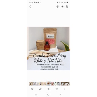 Combo triệt lông không nồi