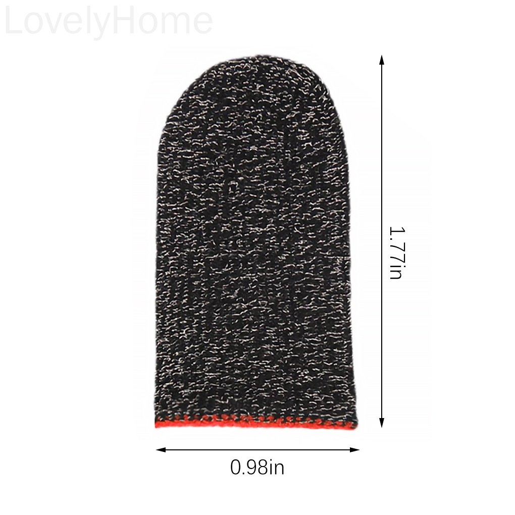 Bộ 2 găng ngón tay chơi game kiểu dệt kim chống mồ hôi tiện dụng