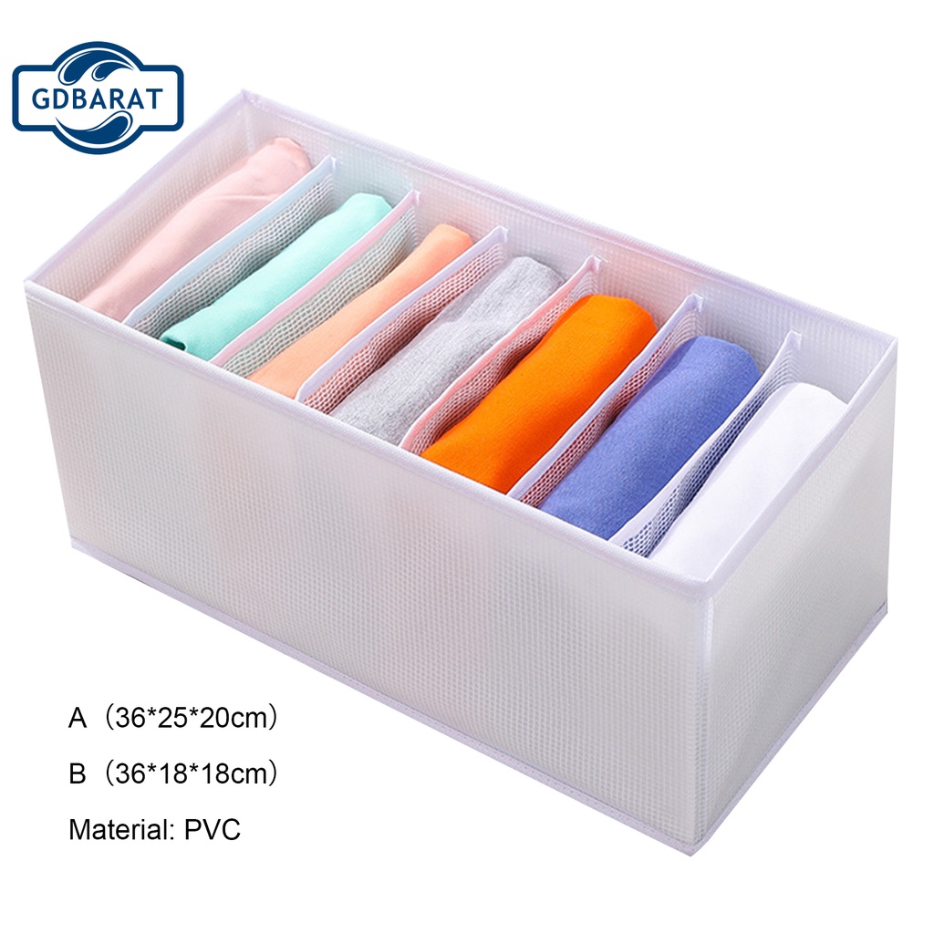 Hộp Đựng Quần Áo Chia Ngăn Tiết Kiệm Không Gian Tiện Dụng