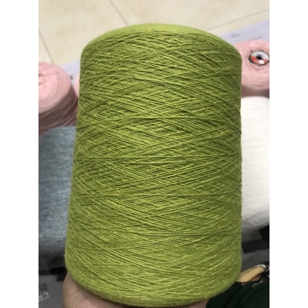 100g Len lông thỏ - 80% lông thỏ. Đan thú bông đẹp mê!
