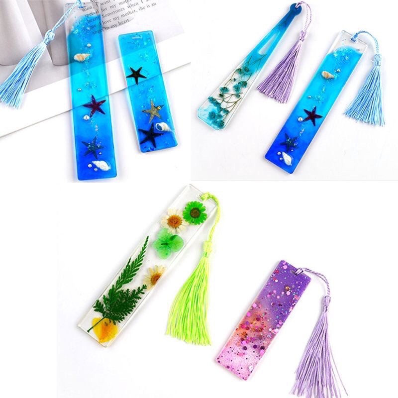 Khuôn silicone đúc resin làm bookmark đánh dấu sách