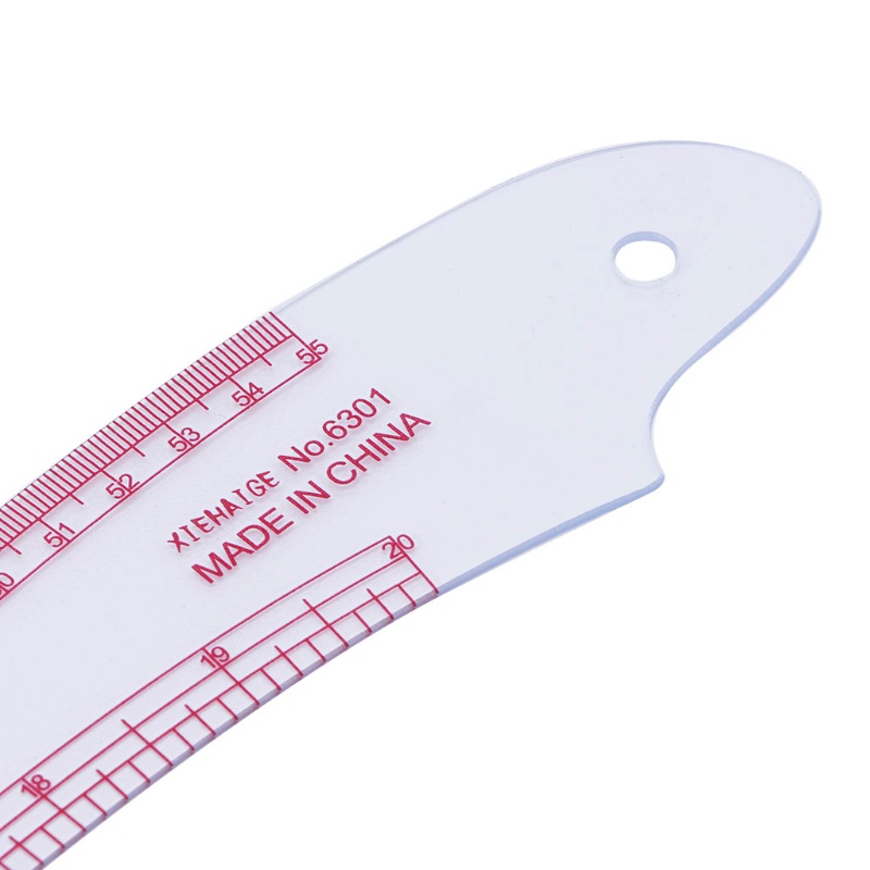 Thước Nhựa Hình Vuông Chuyên Dụng Cho Thợ May DIY