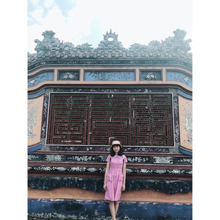 Váy chấm bi vintage