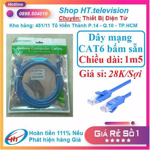Dây mạng Cat6 bấm sẵn dài 1.5m