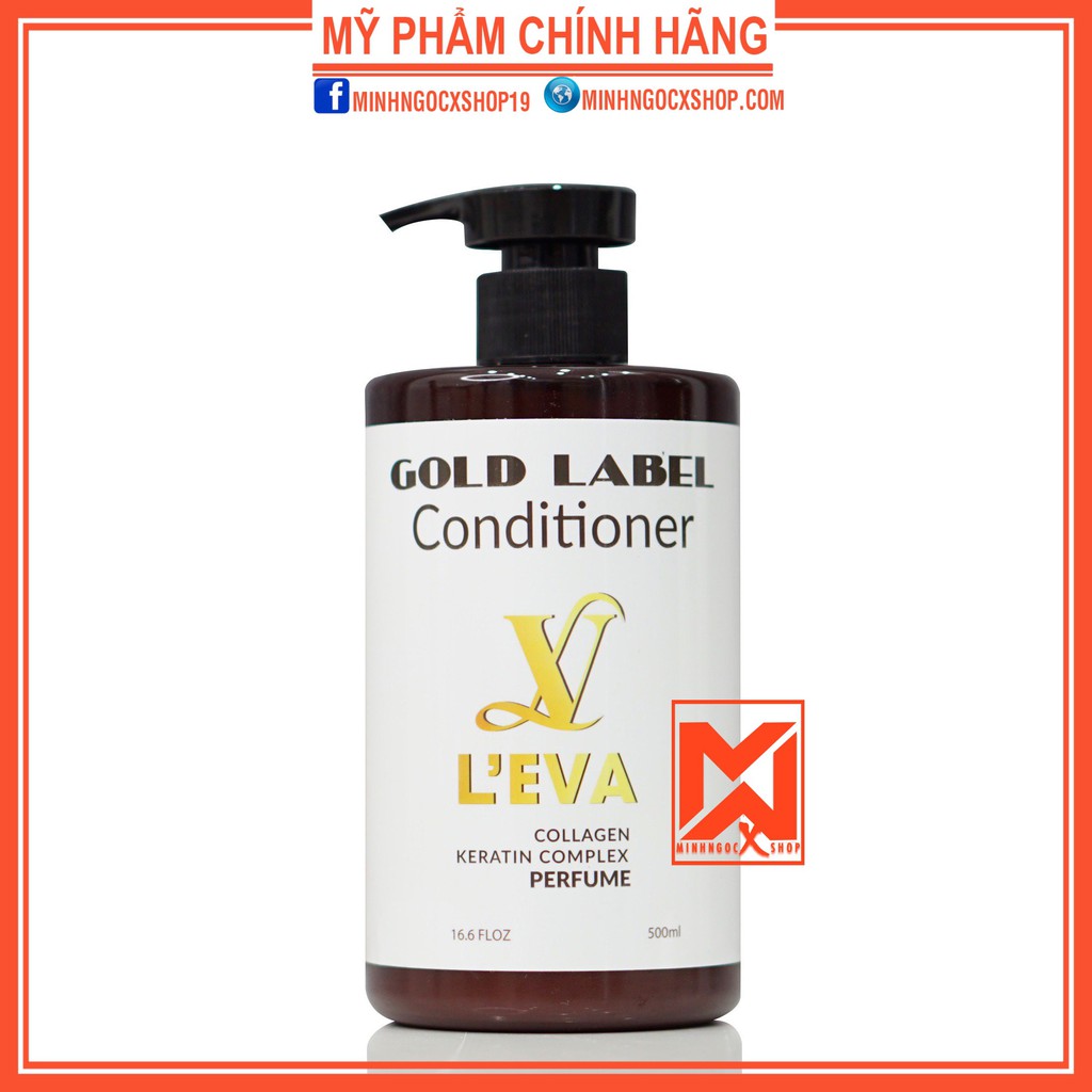 L'EVA Dầu xả phục hồi hương nước hoa LEVA GOLD LABEL 500ml chính hãng