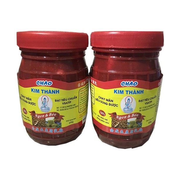 Chao đỏ - Chao đậu nành lốc 2 hũ (650g)