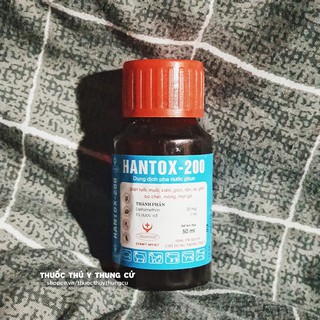 Hantox 200 - Dung dịch pha phun diệt ruồi muỗi, ve ghẻ, bọ chét, mạt gà