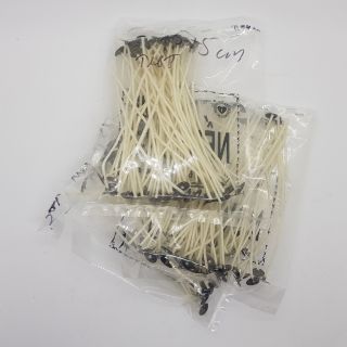 10 bấc nến có đế dẹp săn 9cm,13cm,15,5cm chuốt sáp sẵn 100% cotton an toàn cho người sử dụng