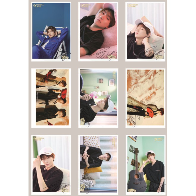 Lomo card ảnh TFBOYS Vương Nguyên ( ROY WANG ) full 54 ảnh Có chữ ký