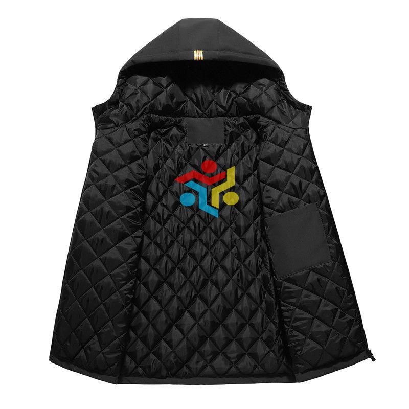 Áo khoác Playboy đệm cotton dày giữ ấm mùa thu đông cho nam