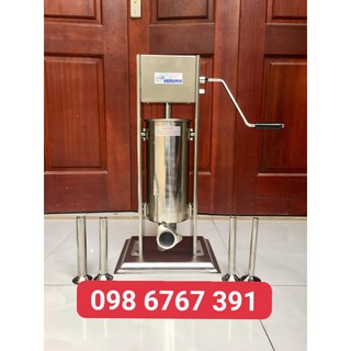 Máy đùn xúc xích 5L quay tay, nhồi xúc xích, đùn lạp xưởng, lòng rồi