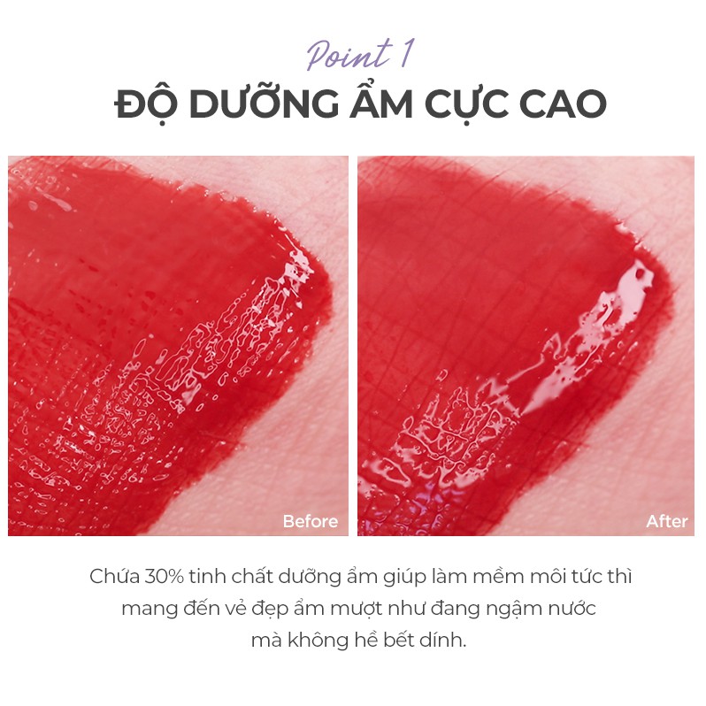 Son Tint Bóng Ánh Nhũ Siêu Lì Merzy Aurora Dewy Tint | BigBuy360 - bigbuy360.vn