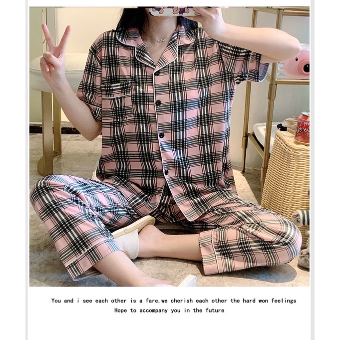 [HÀNG ĐẸP] Bộ pijama mặc nhà tay ngắn quần dài chất đẹp nhiều size nhiều hoạ tiết, thấm mồ hôi