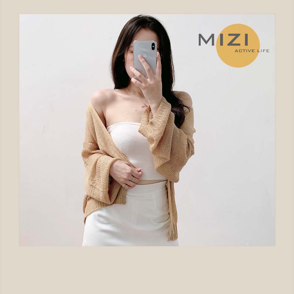 Áo cardigan nữ len mỏng form rộng dệt kim ulzzang dáng dài MIZI CD01 | BigBuy360 - bigbuy360.vn