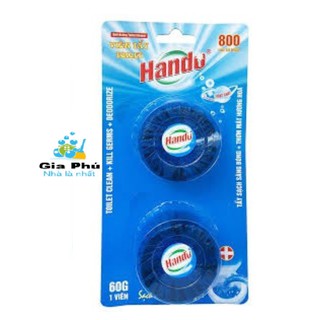 Bộ 2 viên tẩy toilet khử mùi cao cấp Hando Gia Phú