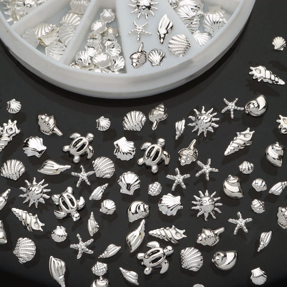 Set 120 phụ kiện trang trí móng tay xinh xắn