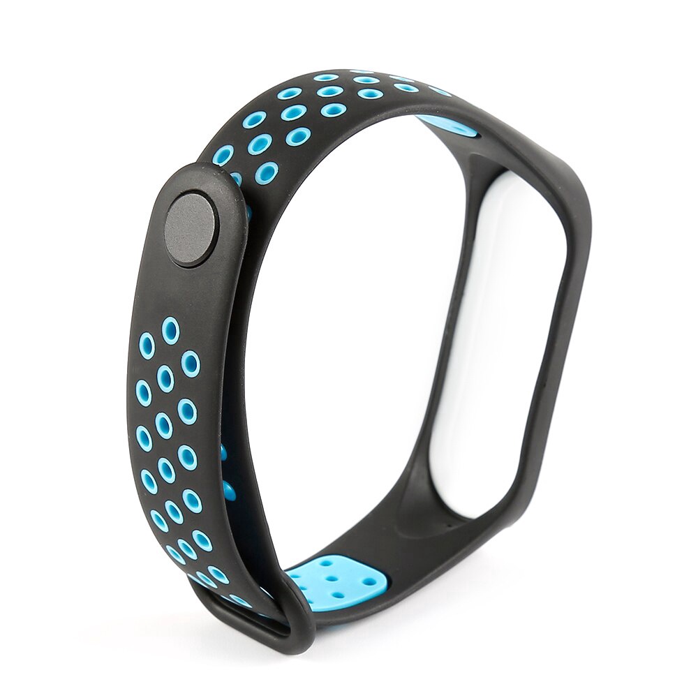 Dây Đeo Thay Thế Chất Liệu Silicon Màu Trơn Cho Xiaomi Mi Band 3 Mi Band 4#5