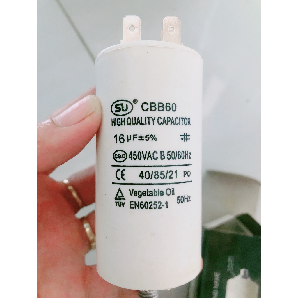 Tụ điện máy giặt 5µF - 35µF