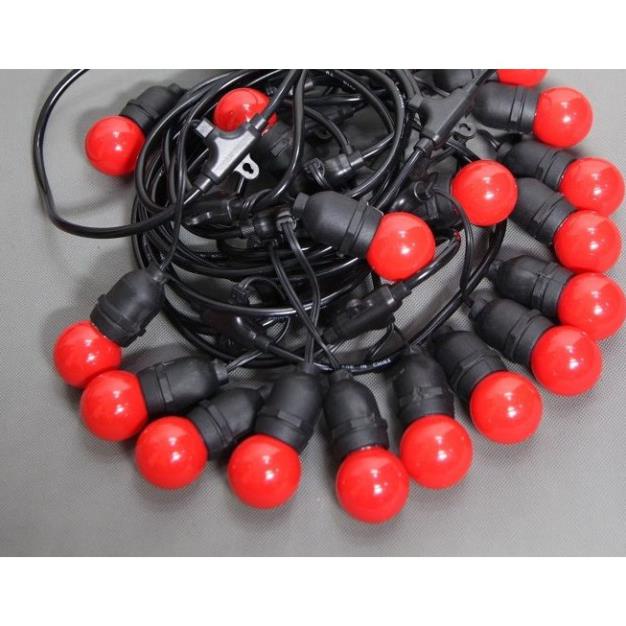 Dây đèn led búp chanh 7 mét 14 bóng 1w trang trí shop, nhà cửa sân vườn