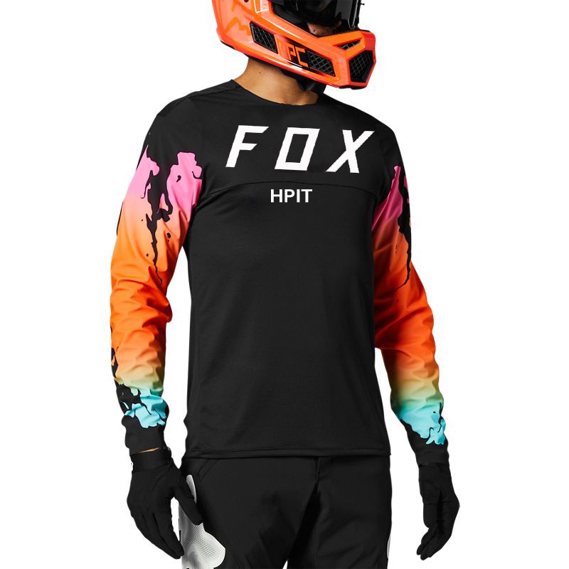 Hàng Mới Về Áo Thun Màu Đen Fox NEW Jersey FXR Motocross Off Road ATV MTB DH Cho Nam Đi Xe Đạp Địa Hình