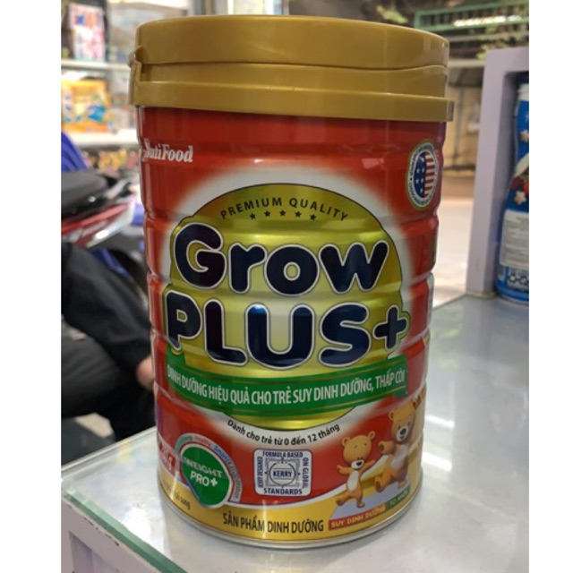 Sữa bột growplus+ cho trẻ dưới 1 tuổi NutiFood Date T11/2021