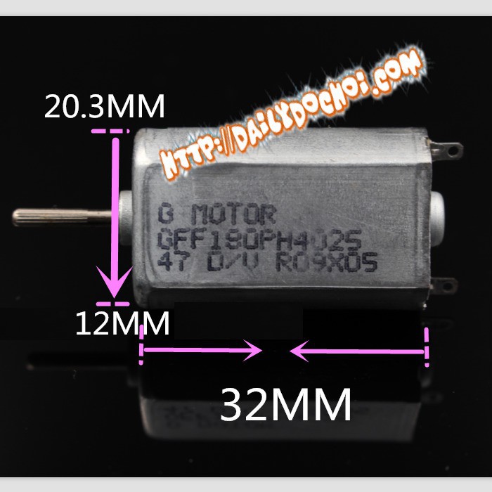 Xuongpin.vn DC180 ĐỘNG CƠ 3.7V CHẾ TẠO MÁY BAY Hàng mới 100%