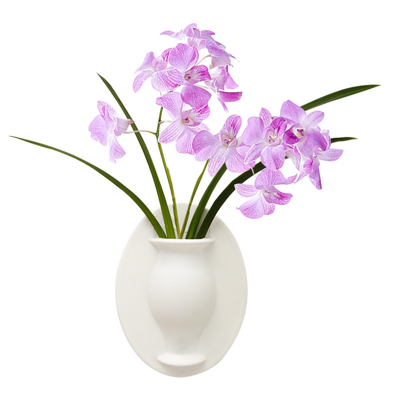 Lọ Hoa Silicone Treo Tường Trang Trí Nhà Cửa Có Thể Tháo Rời Tiện Lợi