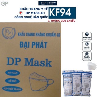 Một thùng khẩu trang y tế 300 chiếc 4D DP Mask 4 lớp chính hãng siêu đẹp