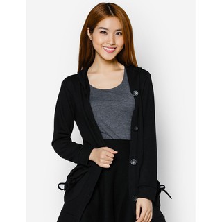 Phúc An - Áo khoác form dài Hàn Quốc. w0004den Màu đen