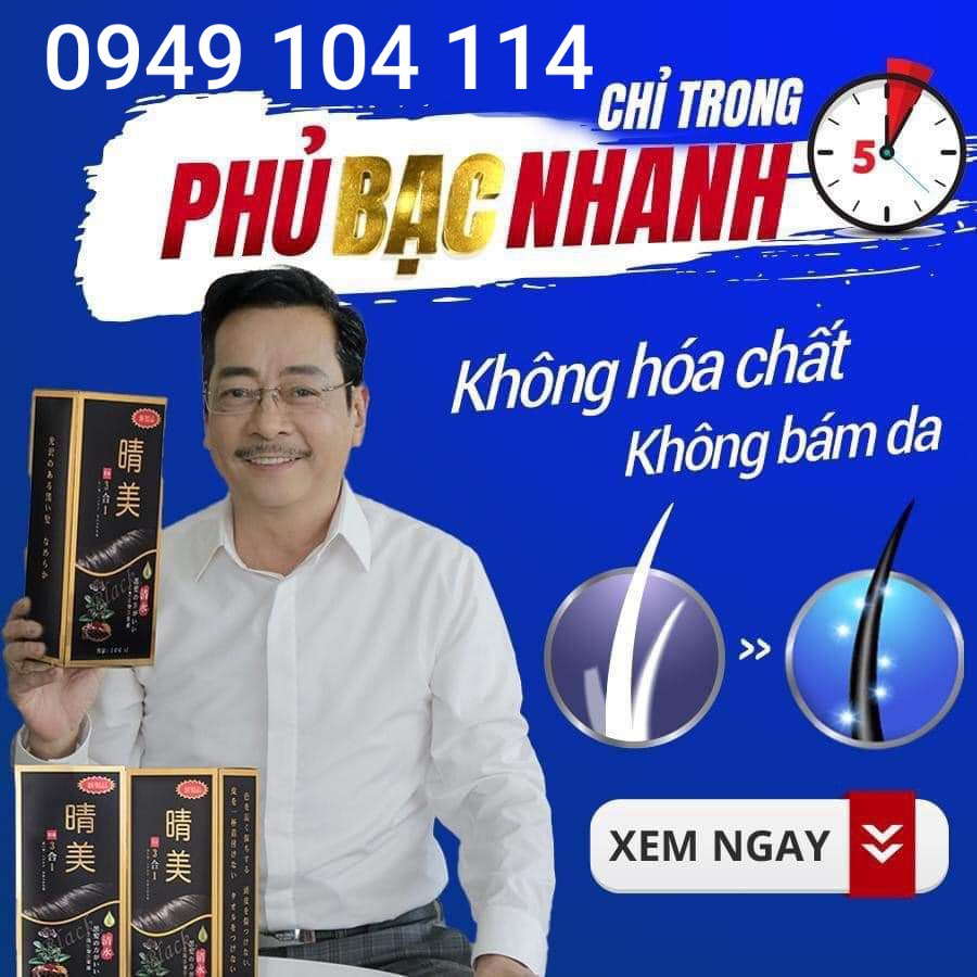 Dầu Gội Thảo Dược Phủ Bạc Tóc KOMI