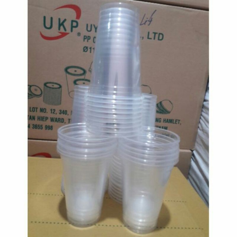 Ly nhựa trơn pp 500 ml