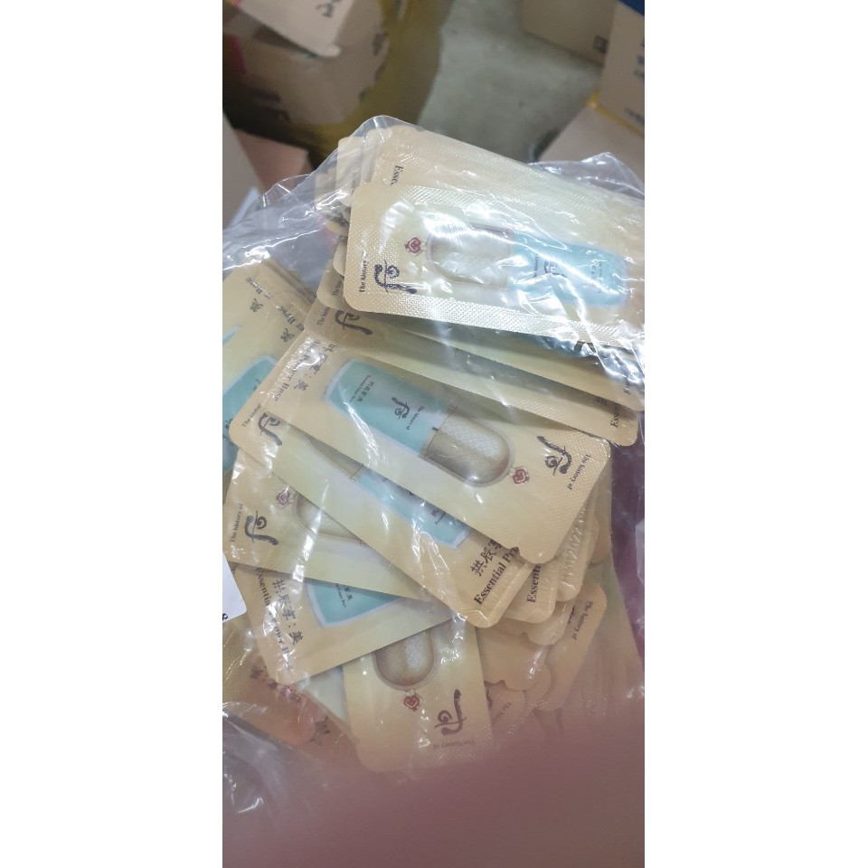 Combo 10 gói Kem lót trang điểm kiềm dầu cao cấp Whoo xanh (Whoo Mi Essential Primer Base) | BigBuy360 - bigbuy360.vn